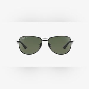 Ray-Ban RB3519 Aviator Sunglasses – Matte Black Frame